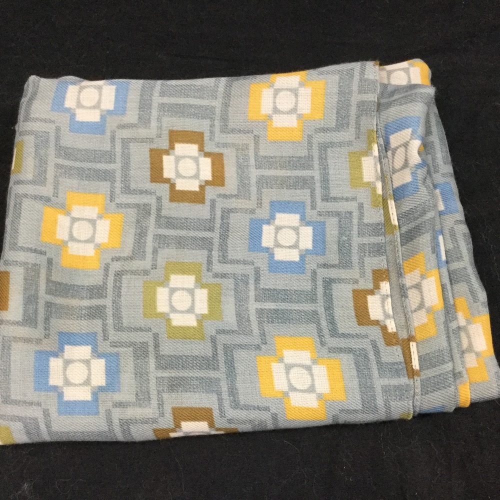 Orla Kiely Scaf Wrap Gray Retro Design 68"x28"
